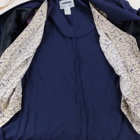 Dani Max Vintage Rayon Blend Vest Padded Shoulder Blazer - Picture 8 of 13